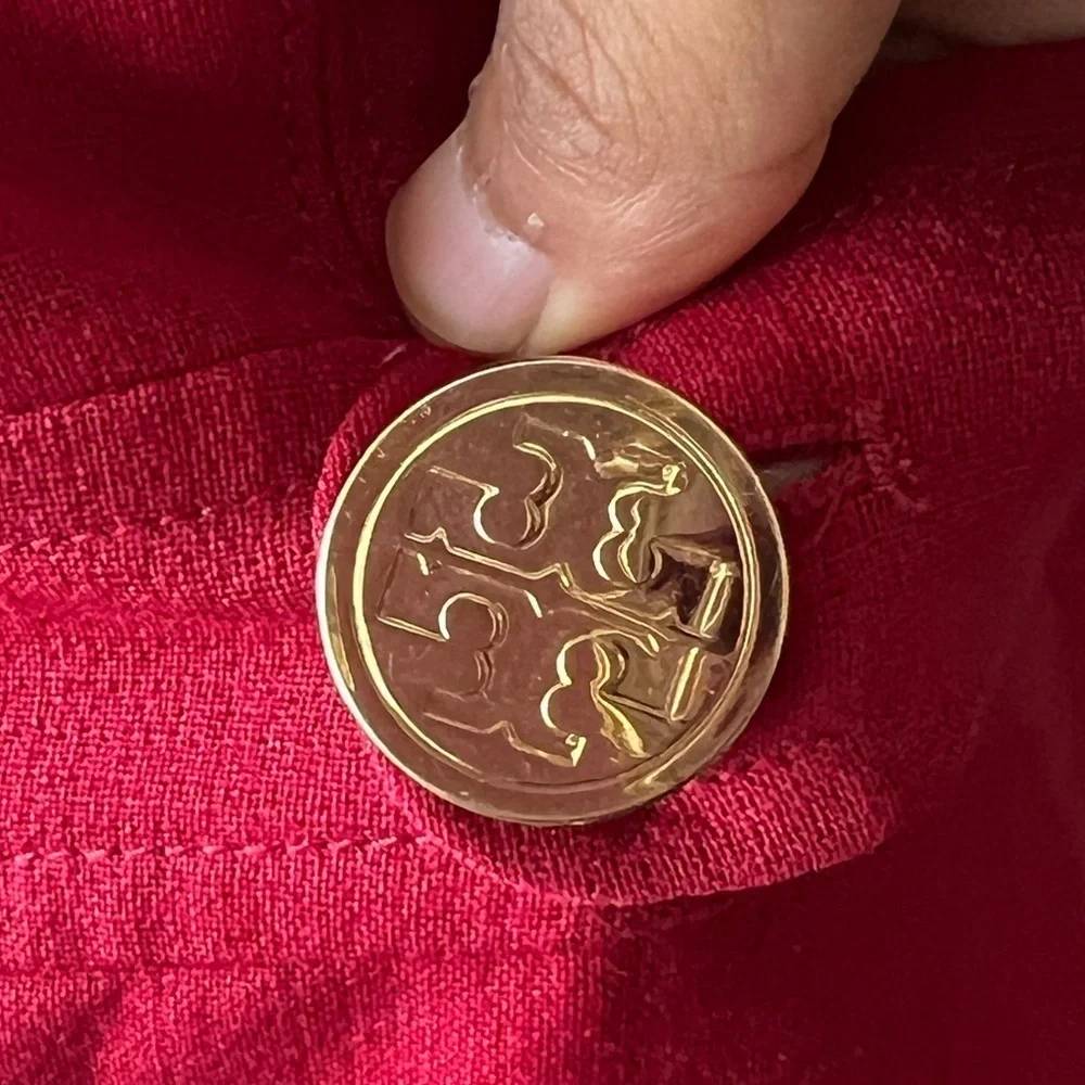 Tory Burch red knee length dress